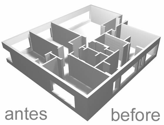 Architect's Studio in So Paulo SP 
Project: 1994 Construction: 1994/95
Microstation CAD Design: Architect  Alexandre Ayres 
Architecture, renovation and interior design: Architect PITANGA DO AMPARO

Click to go forward
Cliquer pour avancer
Clicate per andare avanti
Clique para ir adiante
